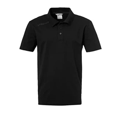 Image of uhlsport Essential Men&#039;s Polo Shirt, Mens, T 100221001, Black, XXL
