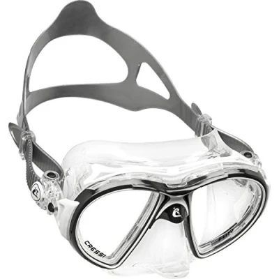 Image of Cressi Air Silicone Crystal Professional Mask Clear/Black/White
