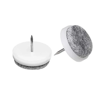 Image of Meister Felt Glider with nail, Ø 20 mm, white, pieces, 644026