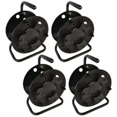 Image of Empty Cable Reel Box of 4 with Metal Frame Suitable for a Wide Range Cables