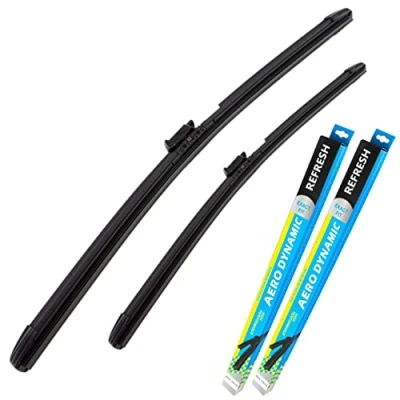 Image of Wiper Blades Replacement Set Fits Volvo XC60 2017 Onwards 26&quot;19&quot; (Unheated HY 093A)