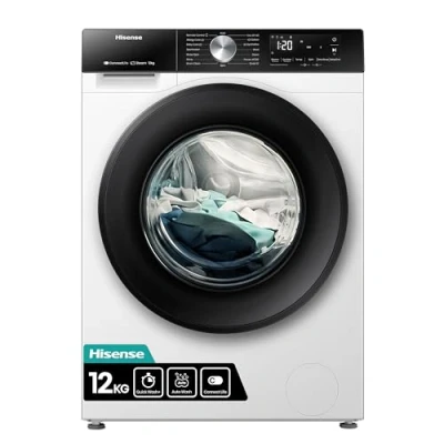 Image of HISENSE 3S Series WF3S1243BW3 WiFi enabled 12 kg 1400 Spin Washing Machine White, White