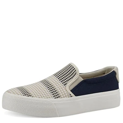 Image of Tamaris 1 24718 20 Women&#039;s Trainers Slip on, Navy Comb, 4 UK