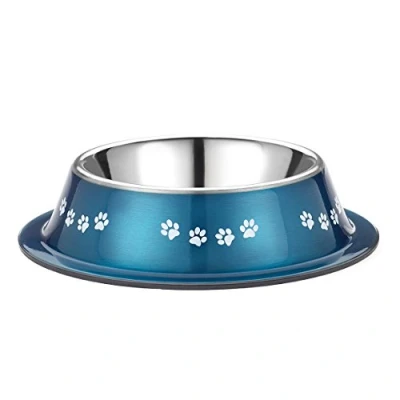 Image of Classic Posh Paws Pet Products Non Tip Dish, 500 ml, Blue