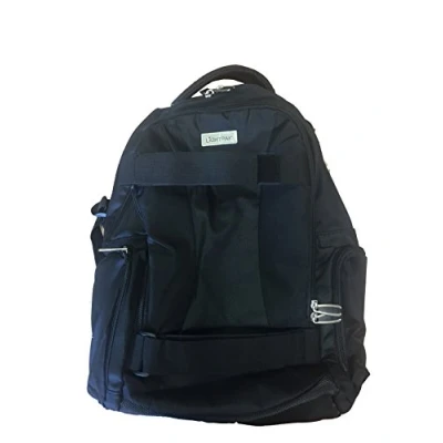 Image of Fanatic Hawk Padded Nylon Backpack for 17 inch Laptop Black