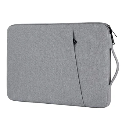 Image of Chelory 16 17 Inch Laptop Sleeve Compatible for Notebook Ultrabook Chromebook, 17&quot; HP Lenovo Asus Acer Dell Computer Shockproof Protective Bag Carrying Case with Pocket, Gray