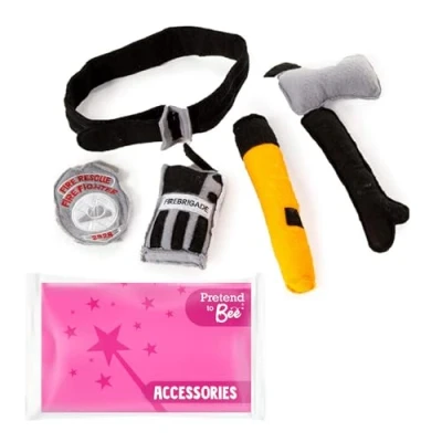 Image of PRETEND TO BEE Fire Fighter Accessories Fancy Dress Costume for Kids, 5 Piece Soft Play Tools, 18+ Months