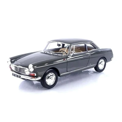 Image of Norev NV184834 1:18 Peugeot 404 Coupé 1967 Graphite Grey Collectable Model, Multi