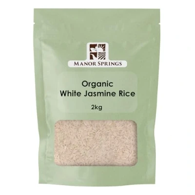 Image of Organic White Jasmine Rice 2kg by Manor Springs