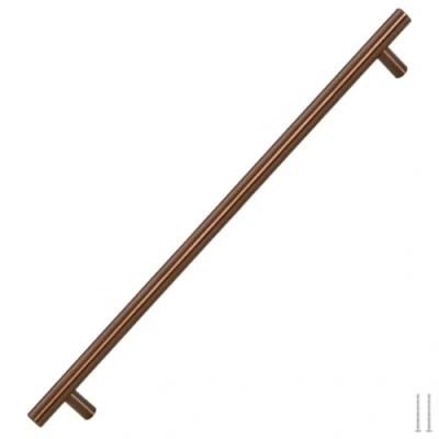 Image of vidaXL Cabinet Handles Set of 5 Bronze Stainless Steel 480mm Modern T Shape Suitable for Cabinets, Drawers, Cupboards, Furniture