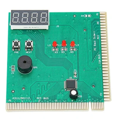 Image of VBESTLIFE PC Motherboard Diagnostic Card, 4 Digit Card Analyzer Computer POST Tester for PCI &amp; ISA