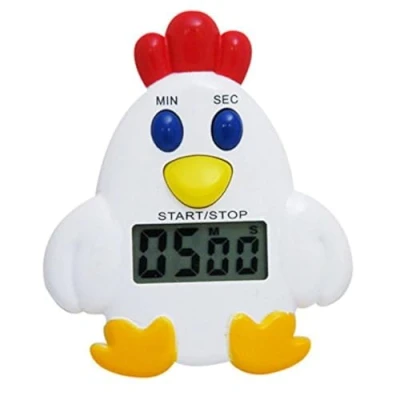 Image of OFKPO Electronic Digital Kitchen Cooking Timer Chicken Shape Sleeping Reminder With Alarm Countdown Device