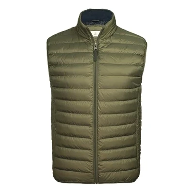 Image of Xact Men&#039;s Funnel Neck Quilted Gilet/Bodywarmer (Khaki) XXL