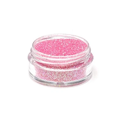 Image of Ultra Fine Glitter/Nail Art Floristry Dust/Wine Glass &amp; Crafting Glitters/Card Making Supplies / 0.008&quot; Pack of Glitter 10g 25g 50g 100g (Pink Iridescent, 10g)