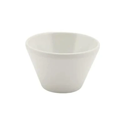 Image of Genware MELCB 10 Melamine Conical Buffet Bowl, White, 8.5 cm Width