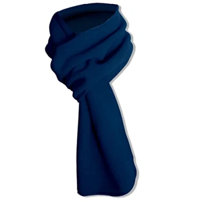 Image of Max Tonsen Fashion Warm Fleece Scarf Soft Lightweight Solid Color Autumn Winter Scarves Wraps Xmas Gift For Women Men Girls Boys,Multifunction Scarf,Navy