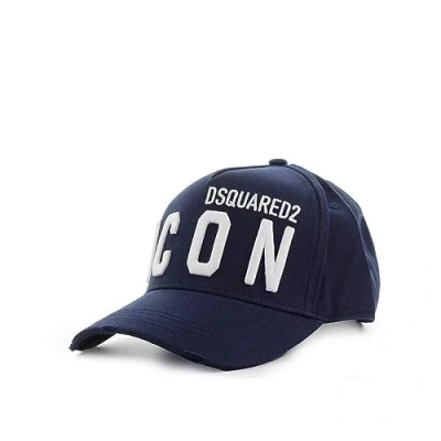 Image of DSQUARED2 ICON Cap, Men&#039;s, Size: One Size, Blue