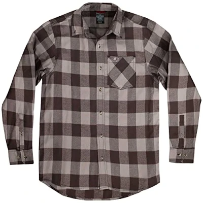 Image of Mossy Oak Men&#039;s Plaid Flannel Shirt, Empire Buffalo, X Large