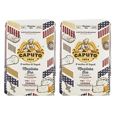 Image of Caputo Manitoba Oro / Golden Strong Flour, 1kg (Pack of 2)