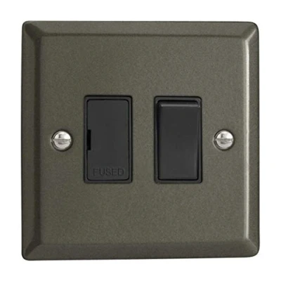 Image of Varilight 1G 13A Switched Fused Spur Graphite 21 XP6B