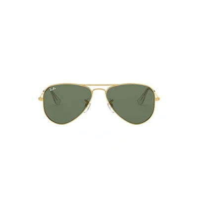Image of Ray Ban Unisex Kid&#039;s Aviator Junior Sunglasses, Negro, 50