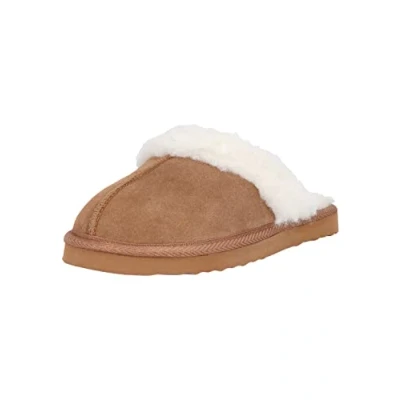 Image of Mols Women&#039;s Tamara Slide Sandal, Sudan Brown, 3.5 UK