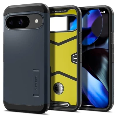 Image of Spigen Tough Armor Case Compatible with Google Pixel 9/9 Pro Metal Slate