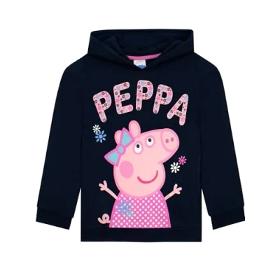 Image of Peppa Pig Girls Hoodie Blue 2 3 Years
