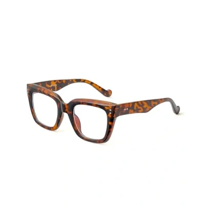 Image of JM Blue Light Blocking Computer Glasses, Square Eye Protect Video Eyeglasses Anti Glare Women Men Tortoise