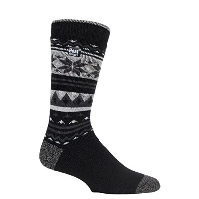 Image of HEAT HOLDERS Lite Mens Winter Warm 1.6 TOG Thermal Casual Socks 6 11 UK (6 11, Crowcroft)