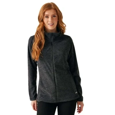 Image of Regatta Womens Mayse Jacket Full Zip Fleece, Grey, 10 EU