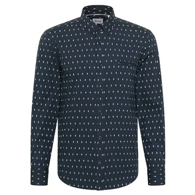 Image of MUSTANG Men&#039;s Style Casper Shirt Dress, AOI Raute AOP_12402, S