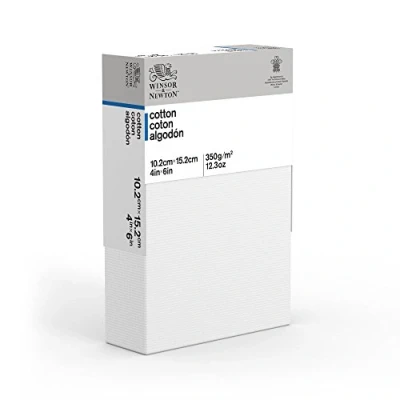 Image of Winsor &amp; Newton 4 x 6 Inch Classic Cotton Deep Edge Canvas (Pack of 3)