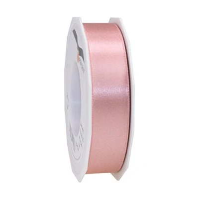 Image of C.E. Pattberg SATIN antique pink gift ribbon, 27 yards for Wrapping Gifts, 1 inch width, Ribbon Decorating &amp; Crafting, Decorative every occasion