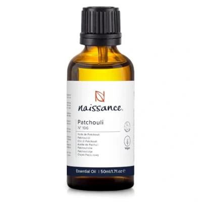 Image of Naissance Patchouli Essential Oil (no. 106) 50ml Pure, Natural, Cruelty Free, Vegan for Aromatherapy &amp; Diffusers