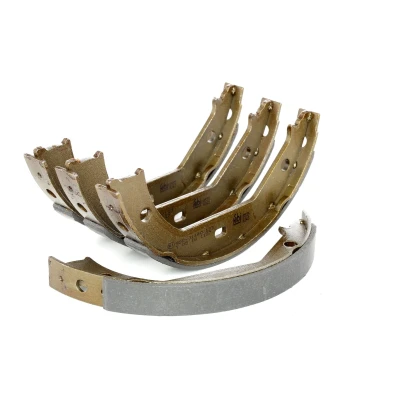 Image of 34111163988, 34411163988, 34416761292 Handbrake Shoes FEBI BILSTEIN 18535 Rear Axle BMW: 3 Coupe, X1