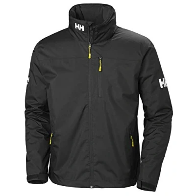 Image of Helly Hansen Mens Crew Hooded Midlayer Jacket, S, Black