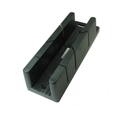 Image of Linic UK Made Mitre Box Block, Mini, 45 &amp; 90 Degree Cut, 28mm x 20mm 190mm. (W7080) Free Postage