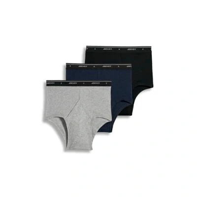 Image of Jockey Men&#039;s Underwear Classic Full Rise Brief 3 Pack 38