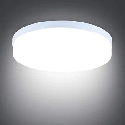 Image of SUNZOS LED Ceiling Light 36W, Round Lights, Daylight White 6500K 3240LM, Ø23cm Indoor Flush Mount Lamp for Kitchen Bedroom Living Room Hallway Balcony Office
