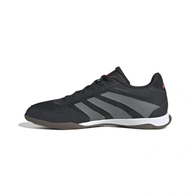 Image of adidas Unisex Predator League Indoor Football Boots, Core Black/Grey Four/Lucid Red, 13 UK