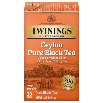 Image of Twinings of London Ceylon Orange Pekoe Tea (Box 20)