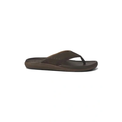 Image of Reef Cushion Norte Tbar sandals, Men&#039;s, Size: 8, Dark brown shoes