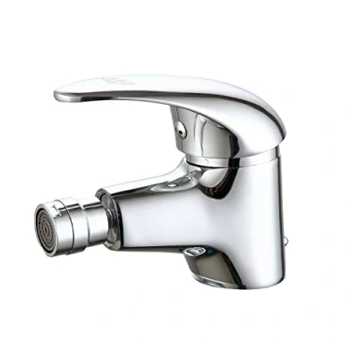 Image of DP Bath Naranjo Single lever bidet mixer tap, silver