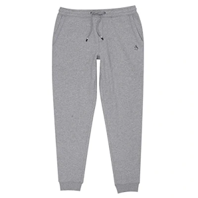 Image of Original Penguin Sticker PETE Tracksuit bottoms, Men&#039;s, Size: Medium, Rain heather