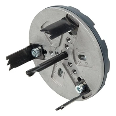 Image of wolfcraft Adjustable Hole Saw, For plumbing installations I 5984000 preparing in drywall structures