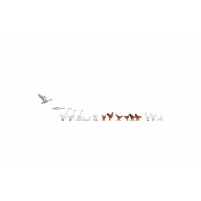 Image of Noch 15772 Chicken and Geese Landscape Modelling