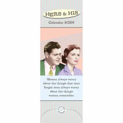 Image of Hers &amp; His Couples Slim Planner 2026
