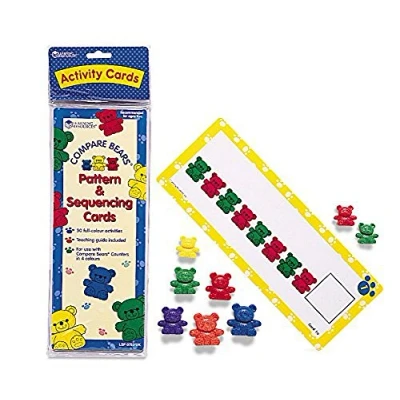 Image of Learning Resources Compare Bears Pattern Cards