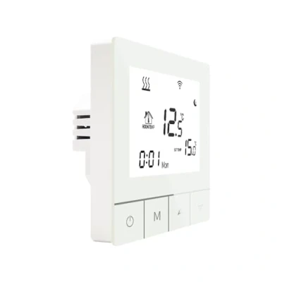 Image of MincoHome WiFi Digital Temperature Controller Electric Floor/Water/Gas Boiler Programmable Thermostat Smart Home Heating (White for Gas Boiler/Water Heating)